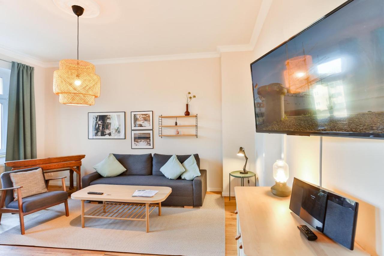Ferienwohnung An Der Brunnenaue ชตราลซุนด์ ภายนอก รูปภาพ