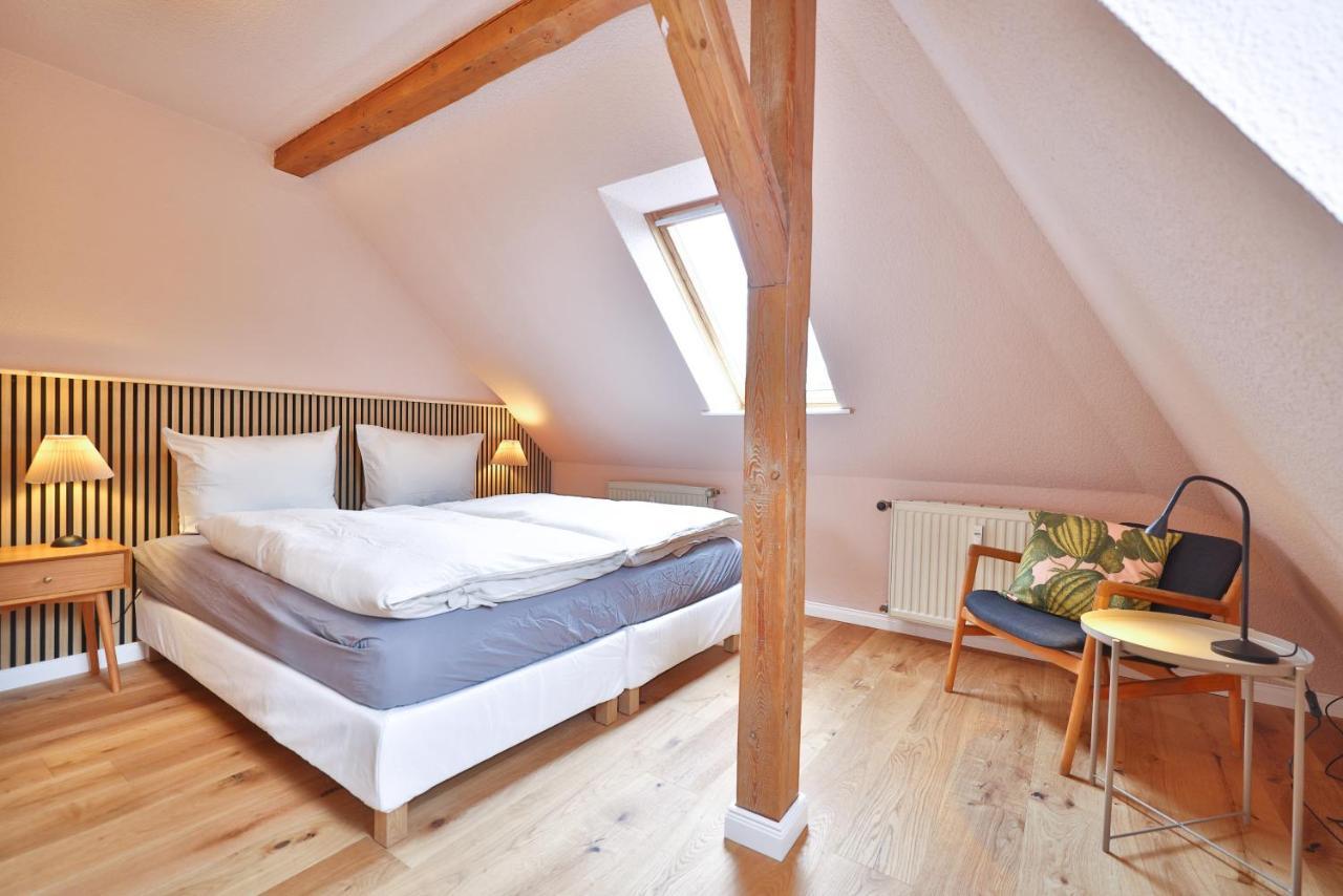 Ferienwohnung An Der Brunnenaue ชตราลซุนด์ ภายนอก รูปภาพ