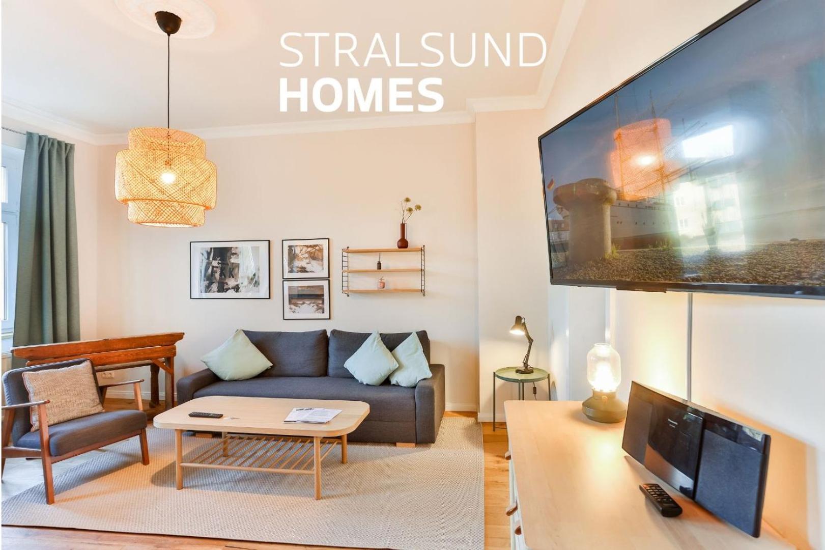 Ferienwohnung An Der Brunnenaue ชตราลซุนด์ ภายนอก รูปภาพ